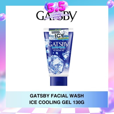 GATSBY - Facial Wash Ice Cooling Gel (Keep Skin Clean And Helps To Prevent Acne) 130g