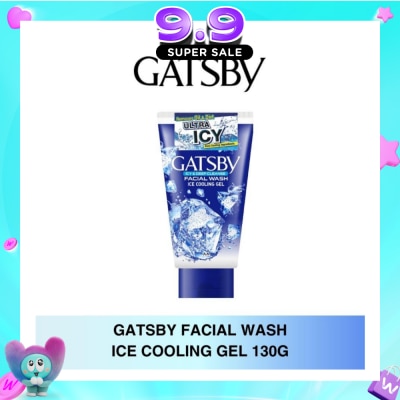 GATSBY - Facial Wash Ice Cooling Gel (Keep Skin Clean And Helps To Prevent Acne) 130g image