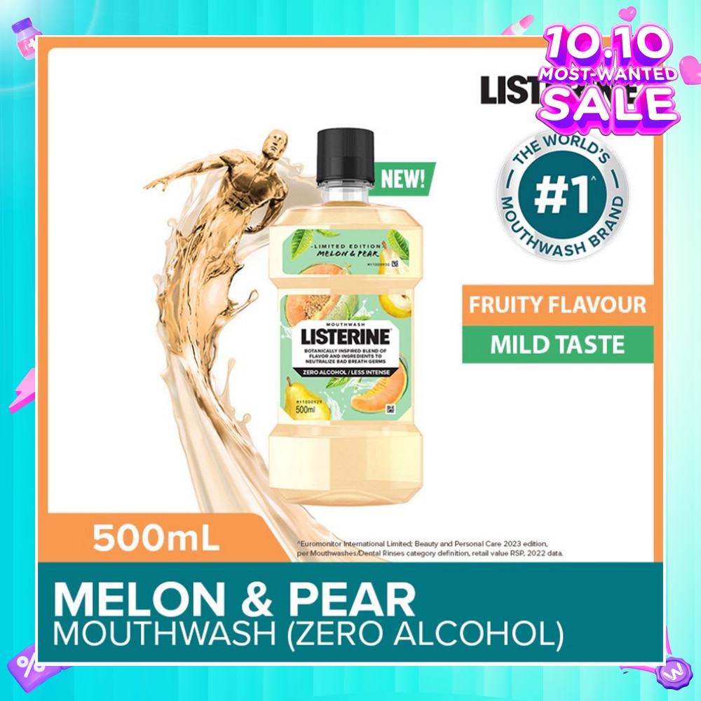Listerine Melon And Pear Tea 500ml
