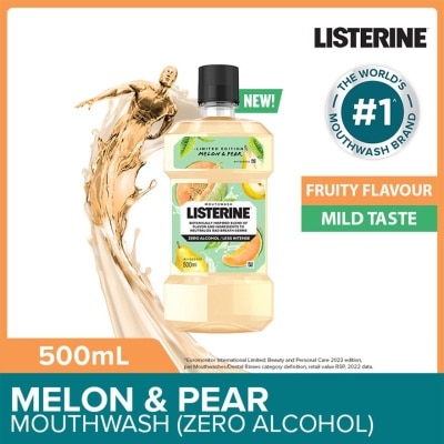 LISTERINE Melon And Pear Tea (Prevent Plaque Formation And Gum Problems) 500ml