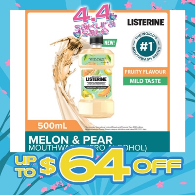 LISTERINE - Listerine Melon And Pear Tea 500ml