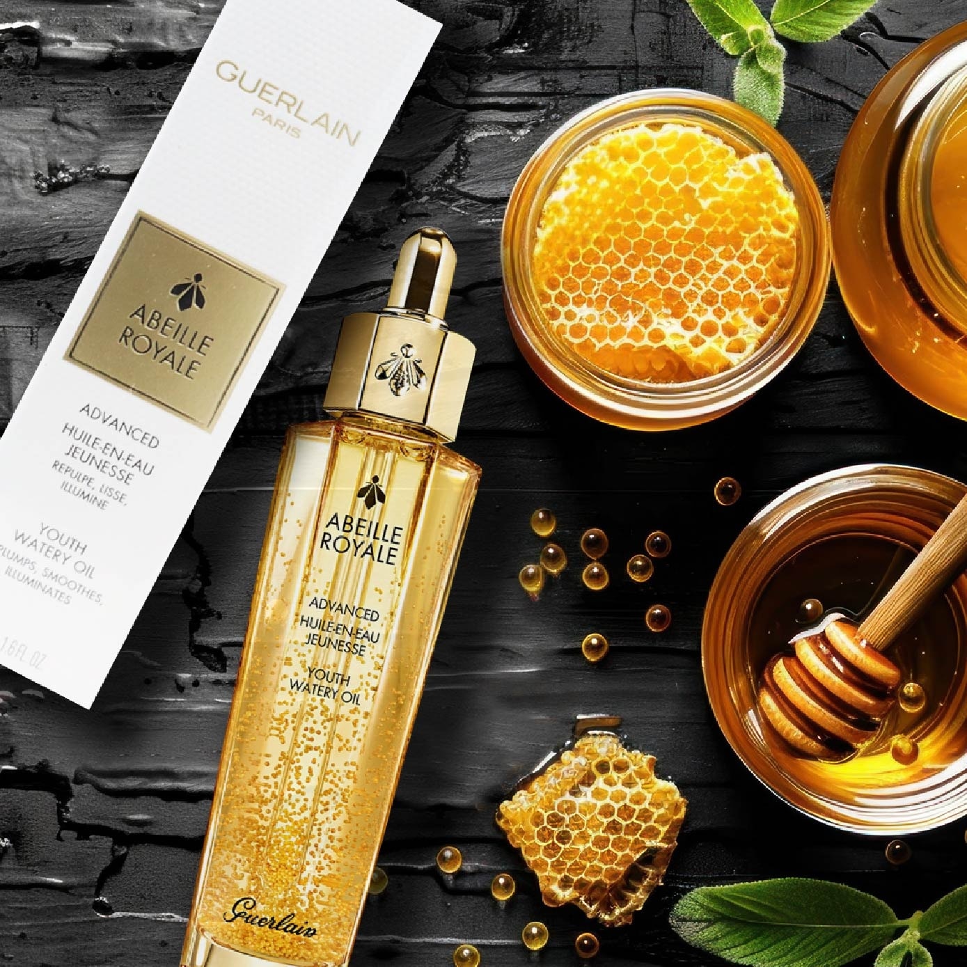 【新品】GUERLAIN ABEILLE E YOUTH 50ml Abeille Royale ⋅ YOUTH WATERY OIL SERUM ⋅ GUERLAIN