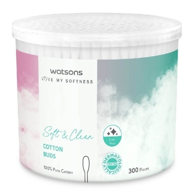 WATSONS Cotton Buds (100% Pure Cotton) 300s