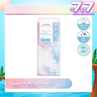 WATSONS Square Puffs 160s+80s (50% Free)