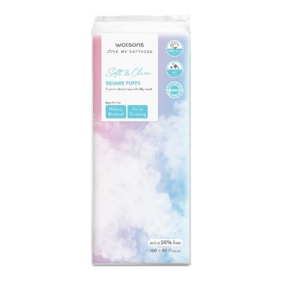 WATSONS Square Puffs 160s+80s (50% Free)