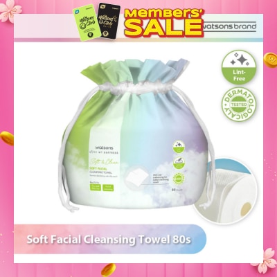 WATSONS [CNY] X-Flower Soft Facial Cleansing Towel (Lint Free, Soft And Durable, Dermatologically Tested) 80s