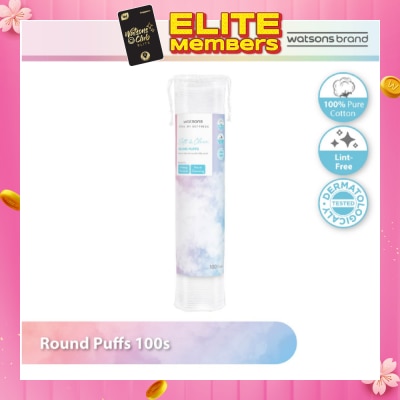 WATSONS Round Puffs (100% Pure Cotton) 100s