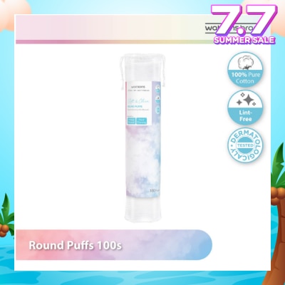 WATSONS Round Puffs (100% Pure Cotton) 100s