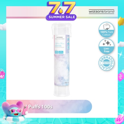 WATSONS - Round Puffs (100% Pure Cotton) 100s