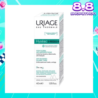 URIAGE Hyseac 3 Regul Anti Blemish Global Care 40ml