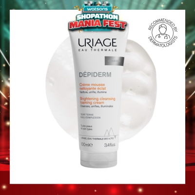 URIAGE - Depiderm Brightening Cleansing Foam Cream 100ml (Expiry: May`2027)
