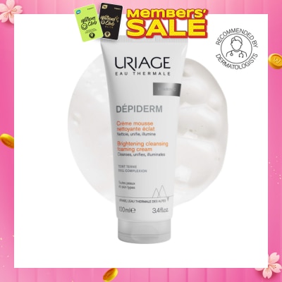 URIAGE Depiderm Brightening Cleansing Foam Cream 100ml