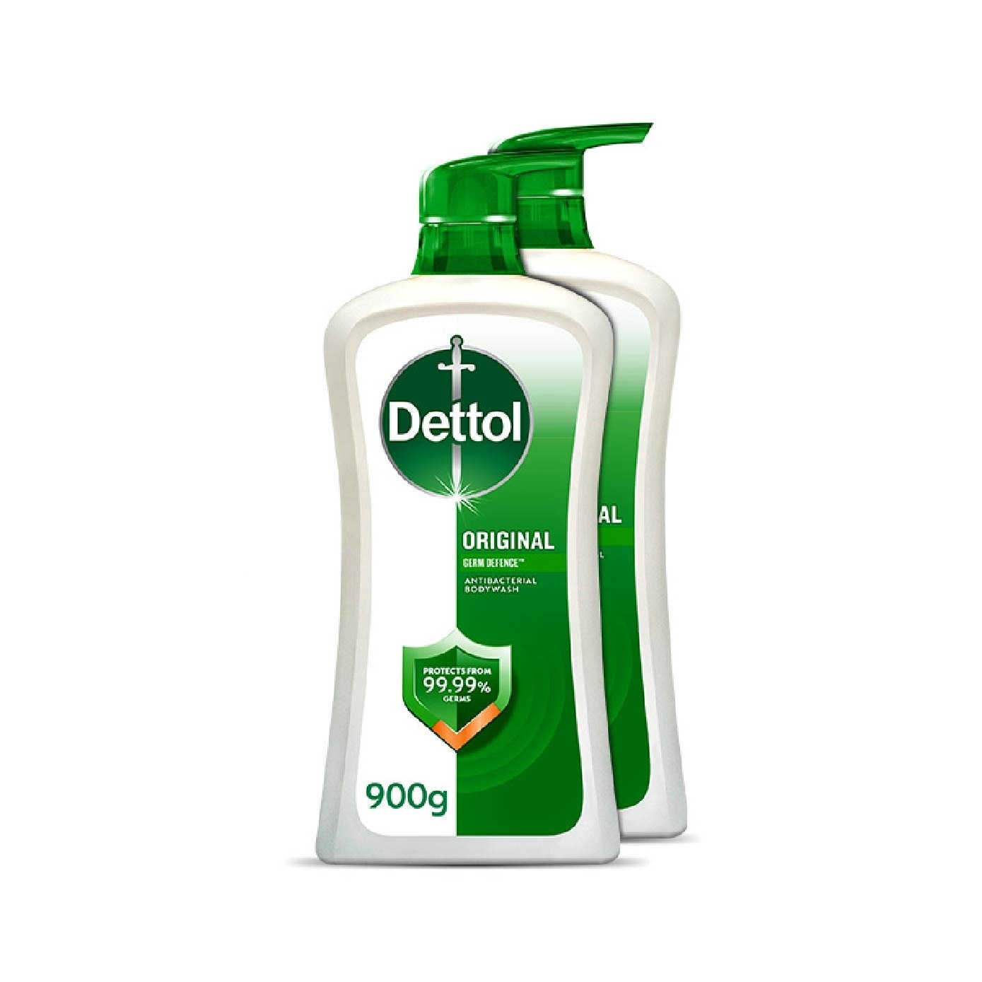 Dettol Original Antibacterial Body Wash Pine Fragrance 900g x 2s