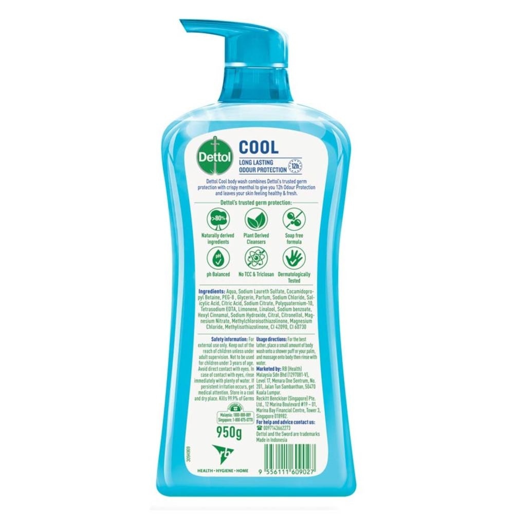 Anti-Bacterial Body Wash Cool 950ml x 2s