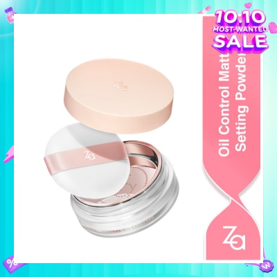 ZA Oil Control Matte Setting  (Long Lasting Oil Control, No Blotches) 10g