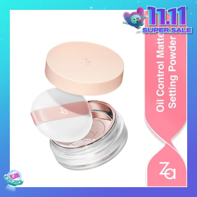 ZA Oil Control Matte Setting  (Long Lasting Oil Control, No Blotches) 10g