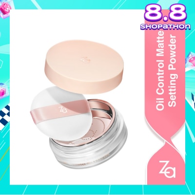 ZA Oil Control Matte Setting  (Long Lasting Oil Control, No Blotches) 10g