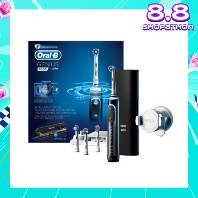 ORAL-B Genius 9000 Black Electric Toothbrush Powered by Braun 1s