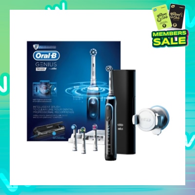 ORAL-B Genius 9000 Black Electric Toothbrush Powered by Braun 1s