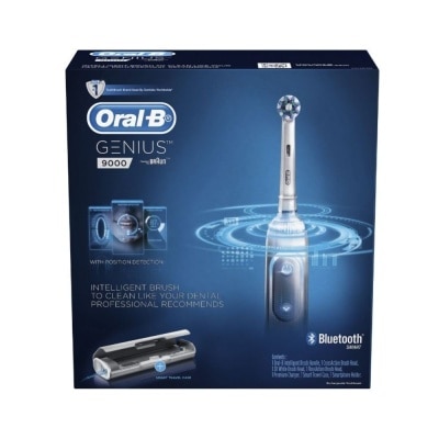 ORAL-B Genius 9000 White Electric Toothbrush Powered by Braun