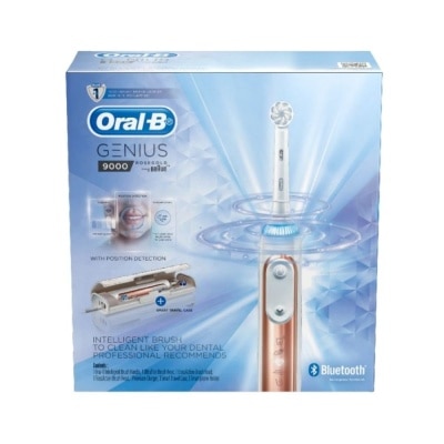 ORAL-B Genius 9000 Rose Gold Rechargeable Electric Toothbrush 1 piece