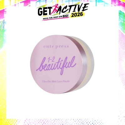 CUTE PRESS - 1-2 Beautiful Ultra Fine Matte Loose Powder 15g image