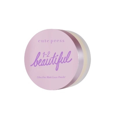 CUTE PRESS 1-2 Beautiful Ultra Fine Matte Loose Powder 15g