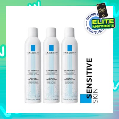 LA ROCHE-POSAY Thermal Spring Water Packset (Hydrating Face Mist safe for newborns, children, pregnant women) 300ml x 3s