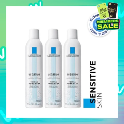 LA ROCHE-POSAY Thermal Spring Water Packset (Hydrating Face Mist safe for newborns, children, pregnant women) 300ml x 3s