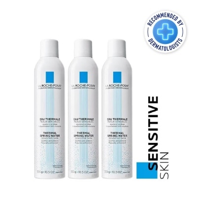 LA ROCHE-POSAY Thermal Spring Water Packset (Hydrating Face Mist safe for newborns, children, pregnant women) 300ml x 3s