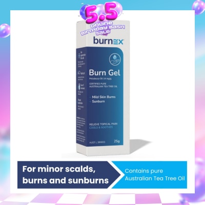 BURNEX - Burn Gel For Minor Scalds, Burns And Sunburns 25g