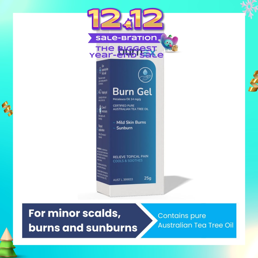 Burn Gel For Minor Scalds, Burns And Sunburns 25g