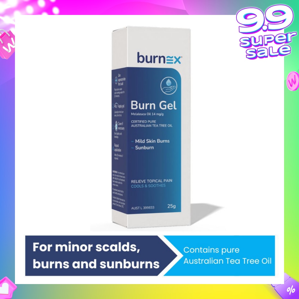 Burn Gel For Minor Scalds, Burns And Sunburns 25g