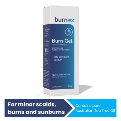 BURNEX Burn Gel For Minor Scalds, Burns And Sunburns 25g