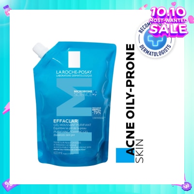 LA ROCHE-POSAY Effaclar Foaming Gel Refill (For Oily, Blemish Prone Skin) 400ml