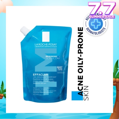 LA ROCHE-POSAY Effaclar Foaming Gel Refill (For Oily, Blemish Prone Skin) 400ml