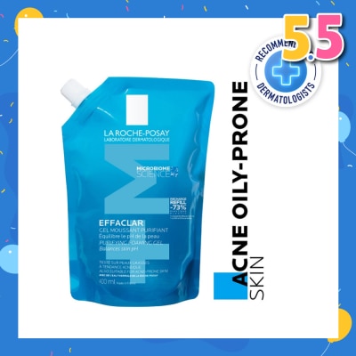 LA ROCHE-POSAY Effaclar Foaming Gel Refill (For Oily, Blemish Prone Skin) 400ml
