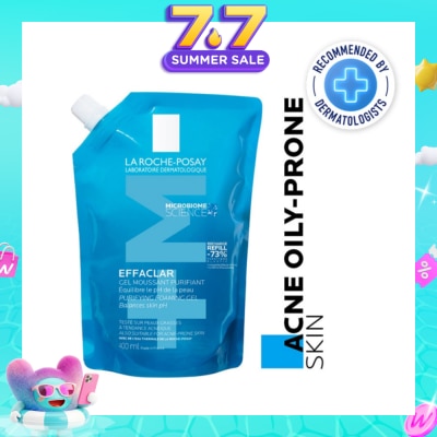 LA ROCHE-POSAY - Effaclar Foaming Gel Refill (For Oily, Blemish Prone Skin) 400ml