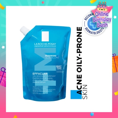 LA ROCHE-POSAY Effaclar Foaming Gel Refill (For Oily, Blemish Prone Skin) 400ml