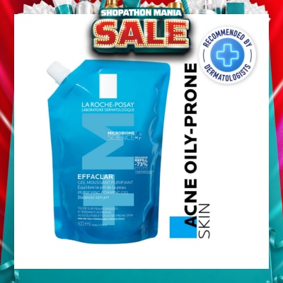 LA ROCHE-POSAY - Effaclar Foaming Gel Refill (For Oily, Blemish Prone Skin) 400ml