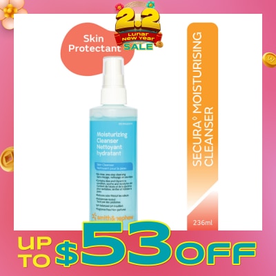 SMITH & NEPHEW SECURA Moisturizing Cleanser (To Reduce Skin Breakdown) 236ml