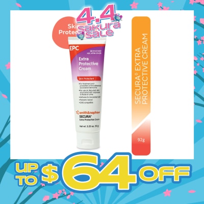 SMITH & NEPHEW - SECURA Extra Skin Protective Cream (To Helps Treat & Prevent Diaper Dermatitis) 92g