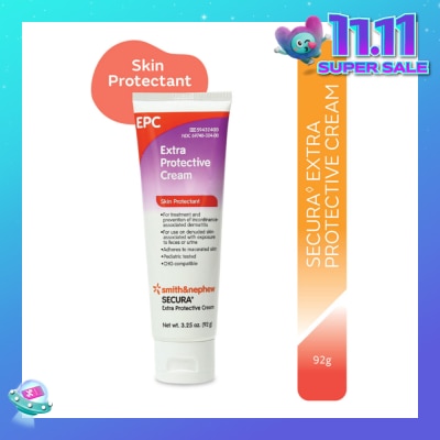 SMITH & NEPHEW SECURA Extra Skin Protective Cream (To Helps Treat & Prevent Diaper Dermatitis) 92g