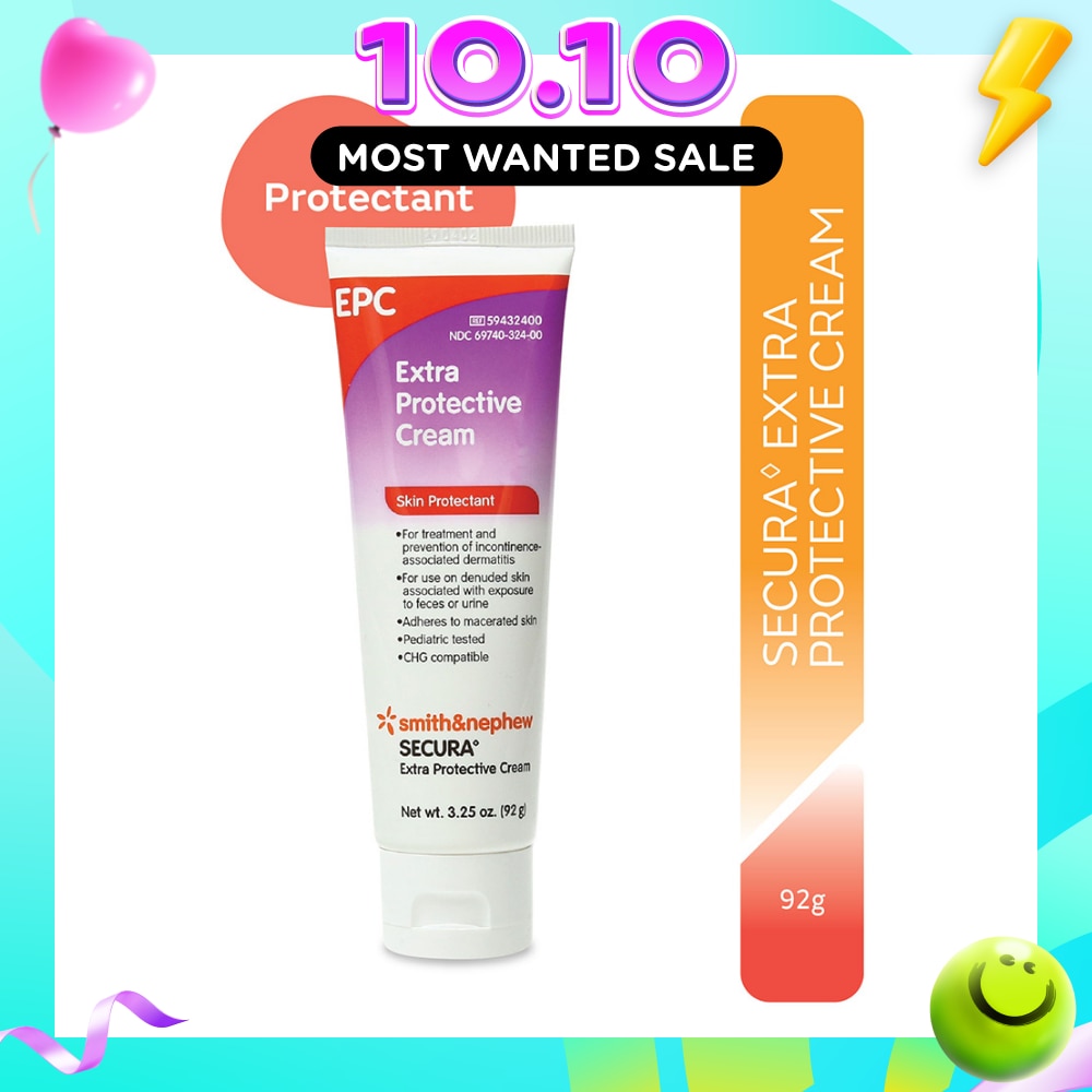 SECURA Extra Skin Protective Cream (To Helps Treat & Prevent Diaper Dermatitis) 92g image