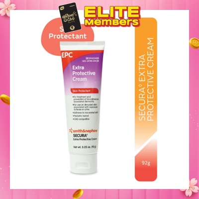 SMITH & NEPHEW SECURA Extra Skin Protective Cream (To Helps Treat & Prevent Diaper Dermatitis) 92g