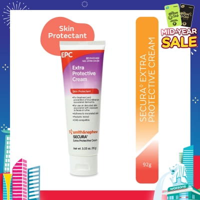 SMITH & NEPHEW SECURA Extra Skin Protective Cream (To Helps Treat & Prevent Diaper Dermatitis) 92g