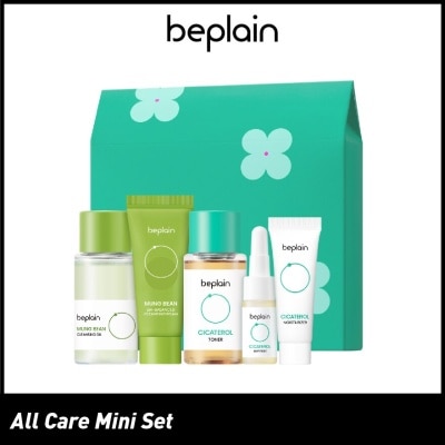 BEPLAIN All Care Mini Set (Cleansing Foam, Cleansing Oil, Cicaterol Toner, Moisturizer, Ampoule) 1s