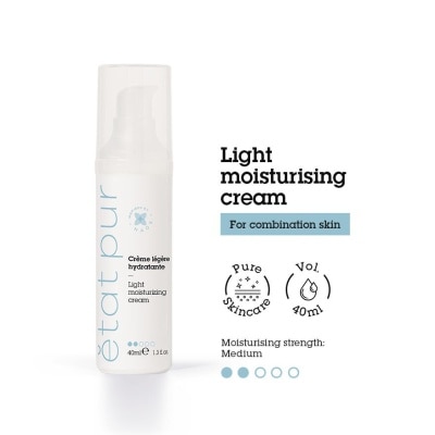 ETAT PUR Light Moisturising Cream (Suitable for Combination to Oily Skin) 40ml