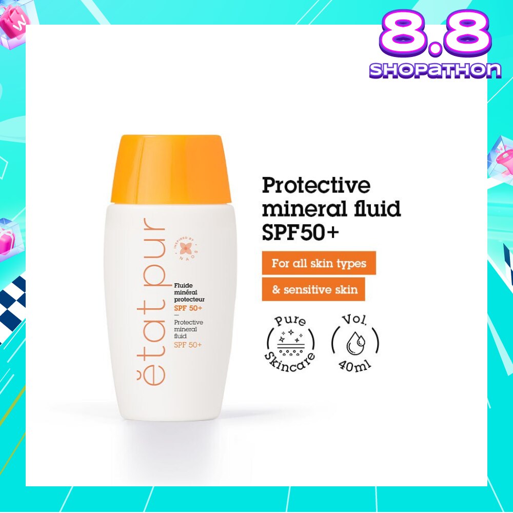 Protective Mineral Fluid Facial Sunscreen SPF50+ (Suitable for All Skin Types & Sensitive Skin) 40ml