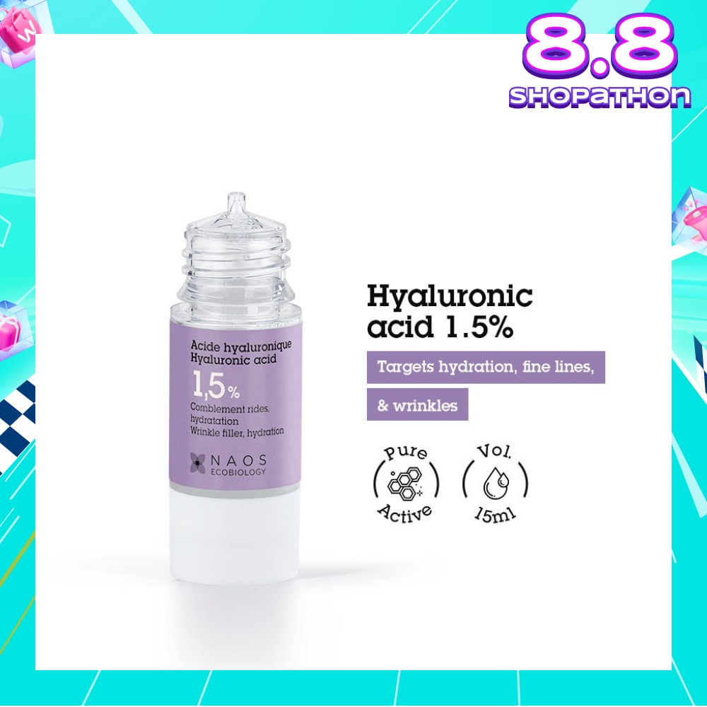 Hyaluronic Acid 1.5% Serum (Target Dehydration + Fine Lines & Wrinkles) 15ml